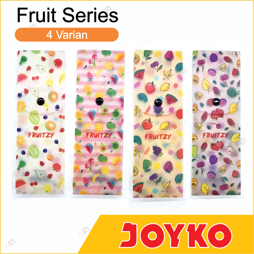 

Kotak Pensil Plastik Joyko Fruit Series - Pencil Case PC-0618FZ - SFO Semarang Official