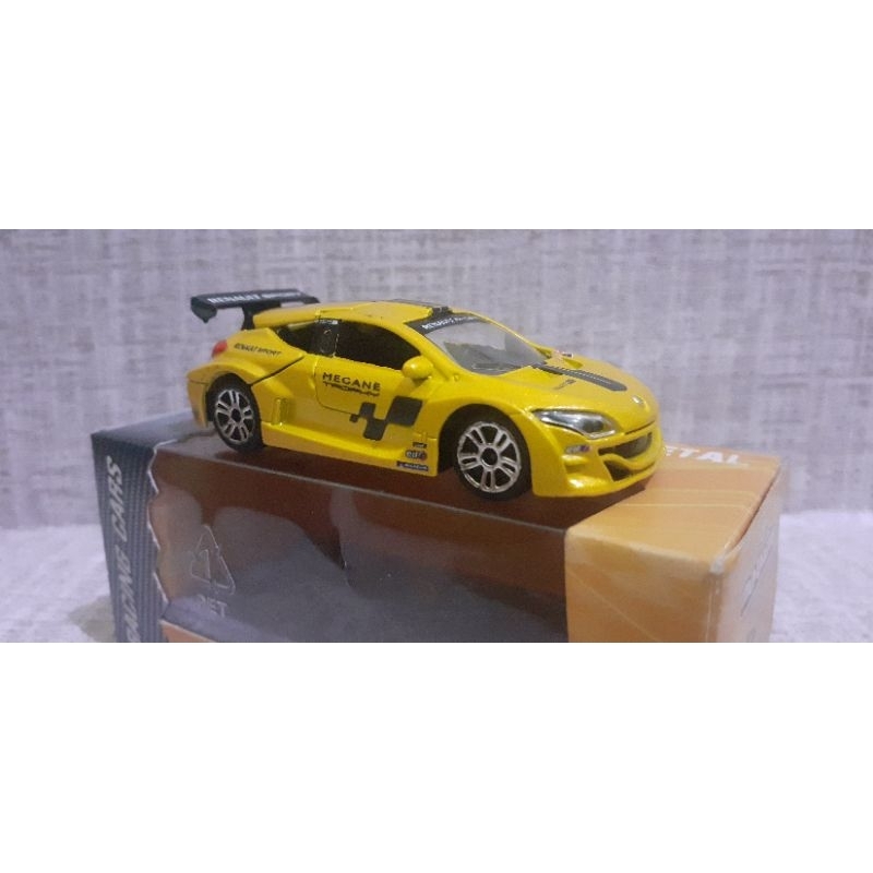 DIECAST MAJORETTE BOX RENAULT MEGANE TROPHY RACING CARS (RARE).