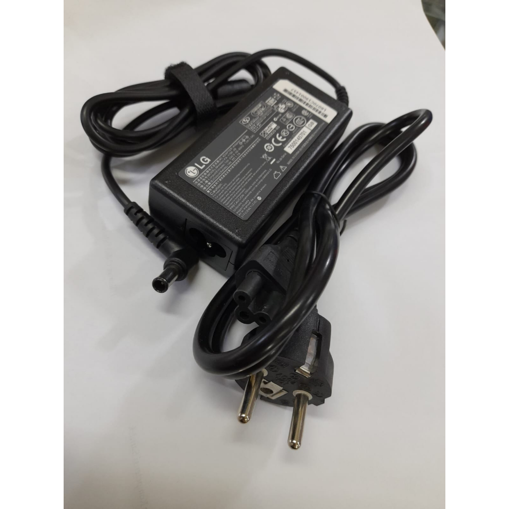 ADAPTER ADAPTOR TV LED LCD MONITOR LG 19V 1.7A 19 V 1.7 A Fit Kabel Power