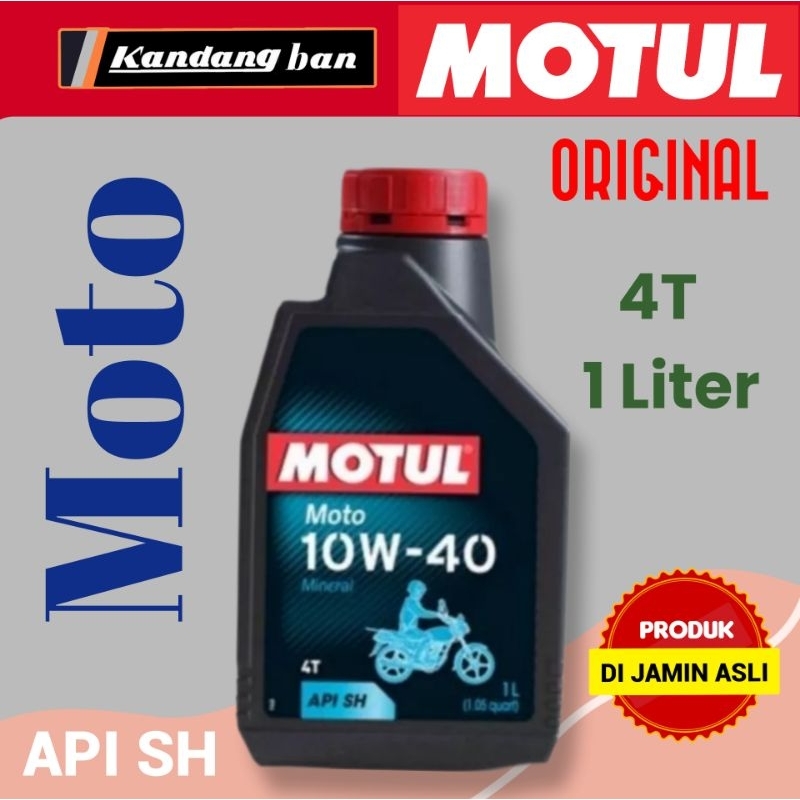 OLI MOTUL MOTO 4T 10W-40 1L , UNTUK SEMUA MOTOR 4 TAK