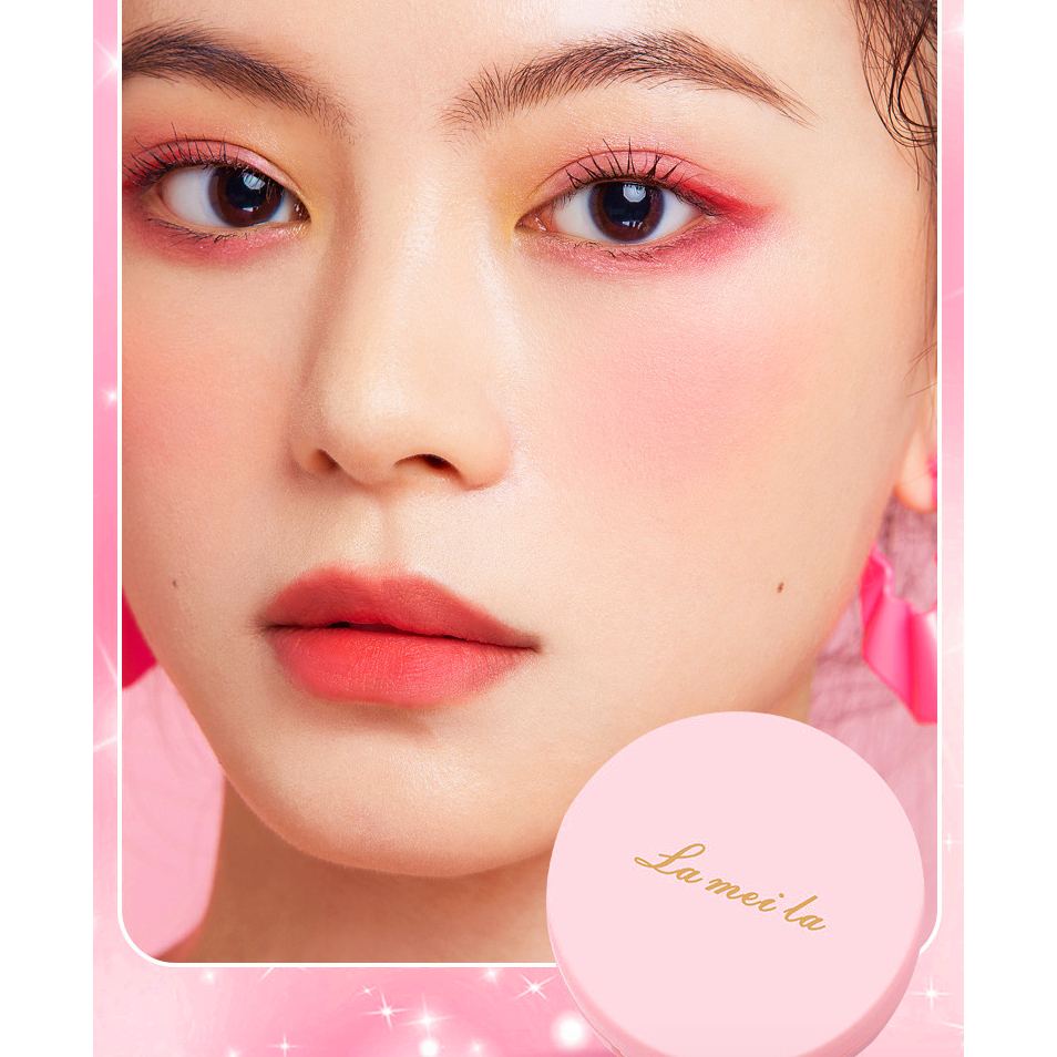 LAMEILA Free Kuas Blush On Tiger Palette Matte Anti Air Tahan Lama LA221 5186