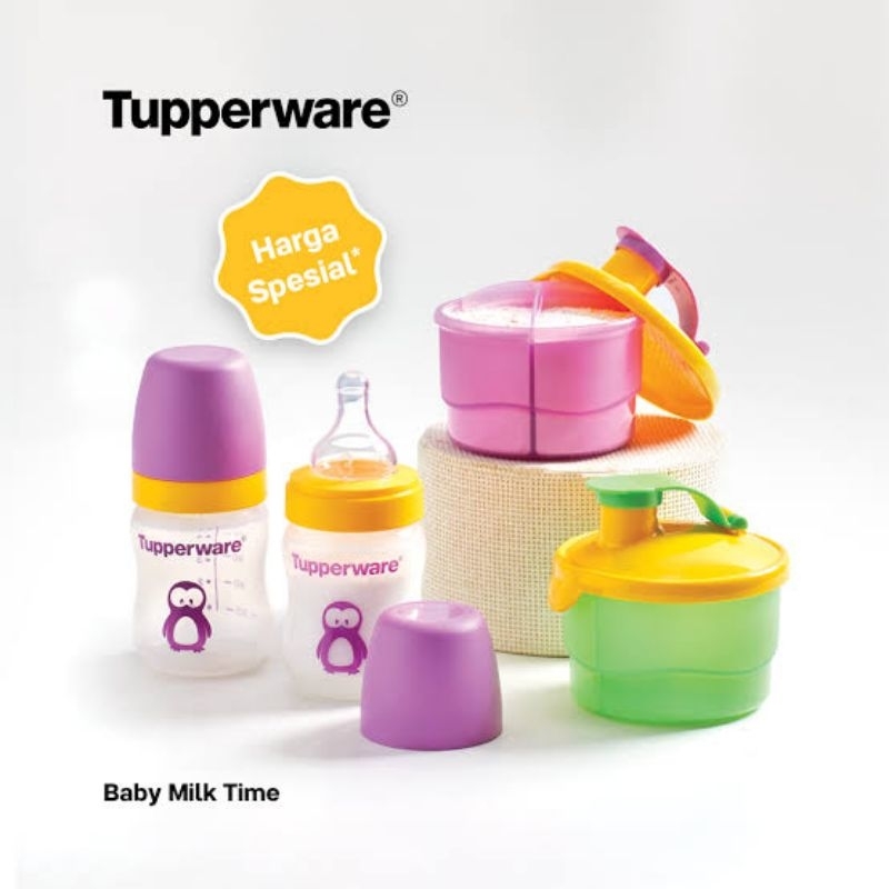 Tupperware Formula Dispenser (2 Pcs) // Milk Container Tempat Susu Bubuk Bayi Balita Wadah Mini Cani
