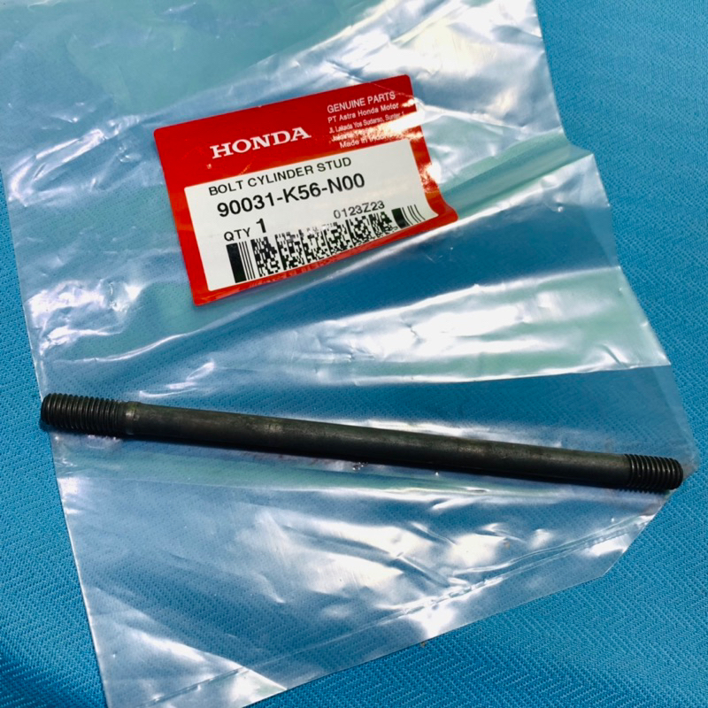 Baut Stud stut Silinder blok CBR 150R K45G K45N Sonic 150R K56 Supra GTR K56F Original