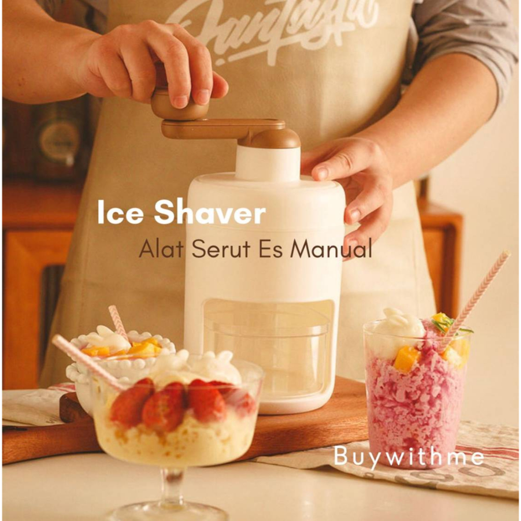 Alat Serut Es Batu Portable Mesin Manual Serutan Es Batu Ice Stone Shavel