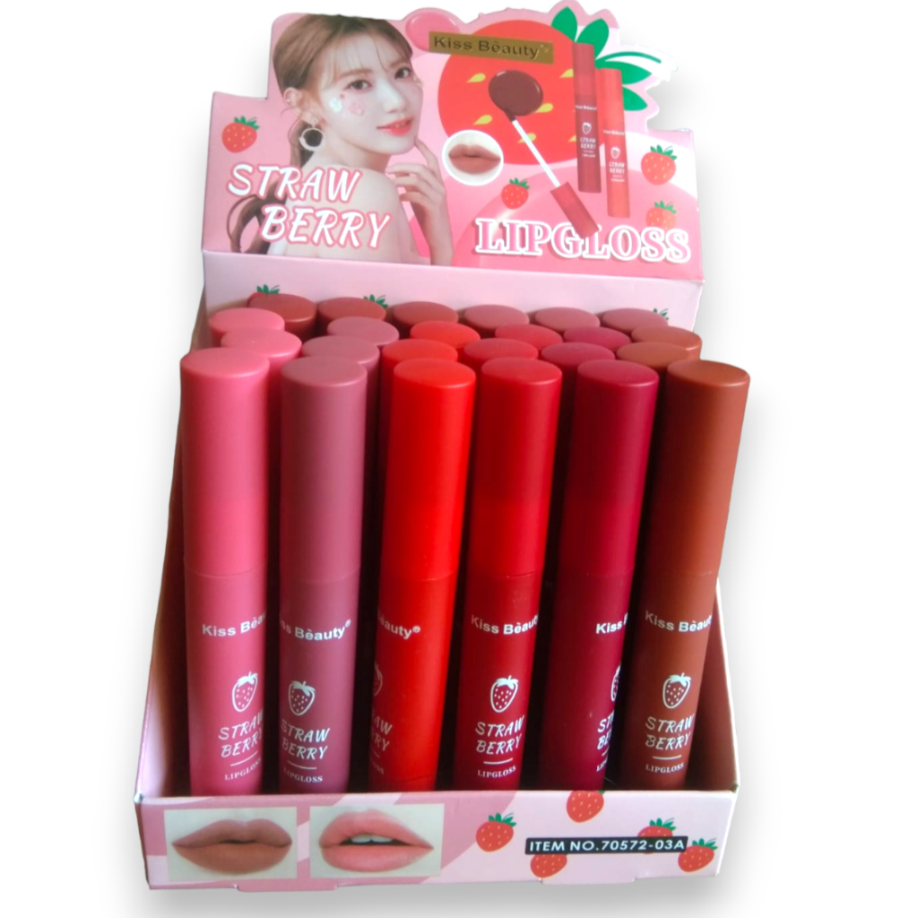 [Per Batang] Lipcream Kiss Beauty Strawberry Velvet