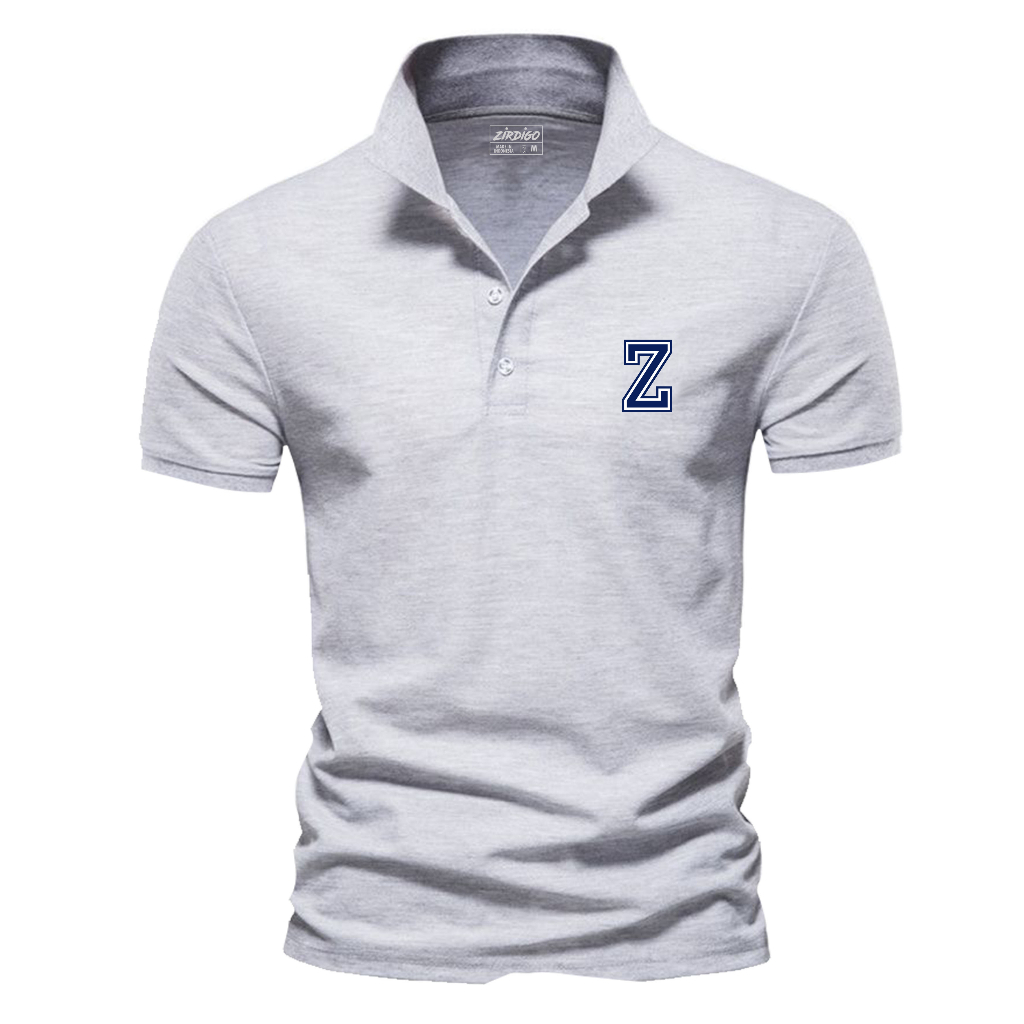 Zirdigo Kaos Polo Shirt Pria Kerah Logo PL13 Sablon Print Quality