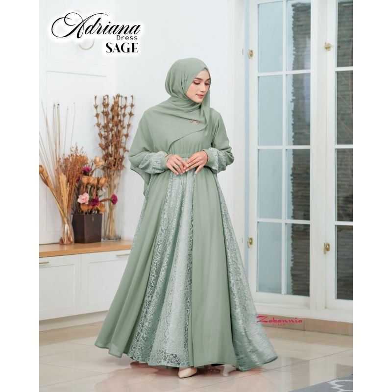 OPEN PO GAMIS ADRIANA DRESS BY ZABANNIA