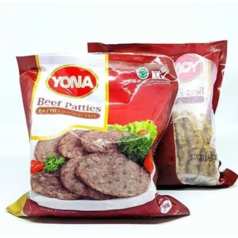 

Yona Beef Patties/Paties Daging Sapi 500gr