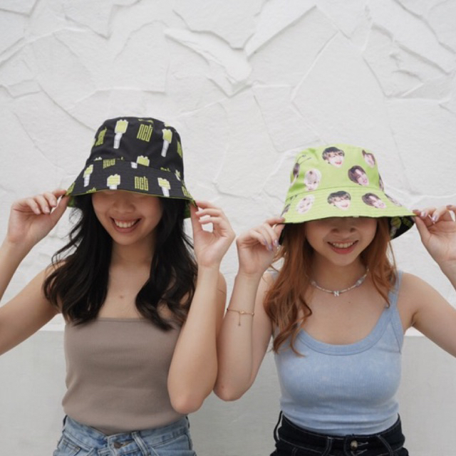 NOTTE - Kpop Reversible Bucket Hat BTS/NCT/Treasure/Blackpink/Seventeen/Exo SC