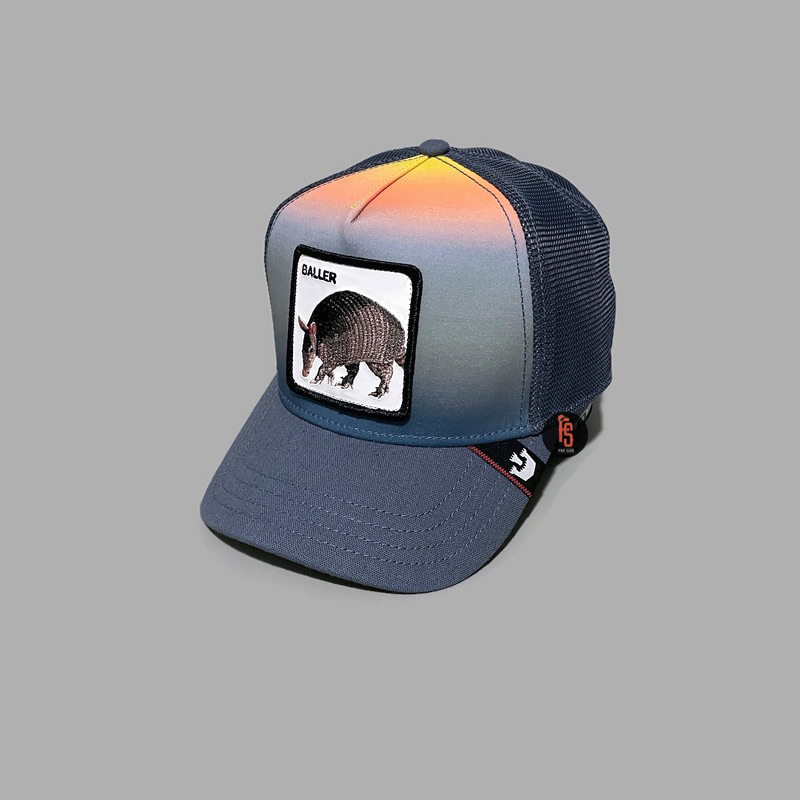 TOPI ORIGINAL GOORIN BROS TRUCKER BALLER GREY GRADIENT