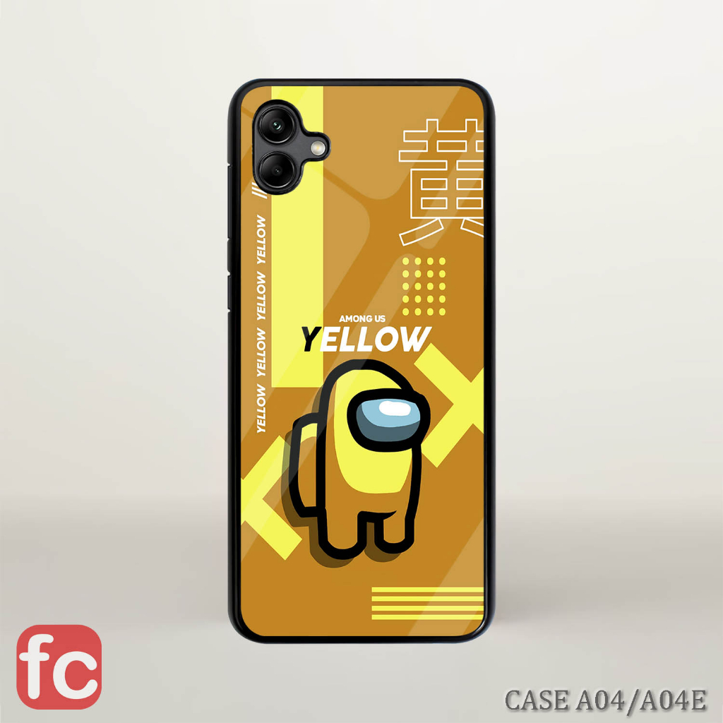 Case Samsung A04 A04E With Protector Camera | FR66 Aesthetic Astetik | Case Glossy Hd A04 a04e | Cas