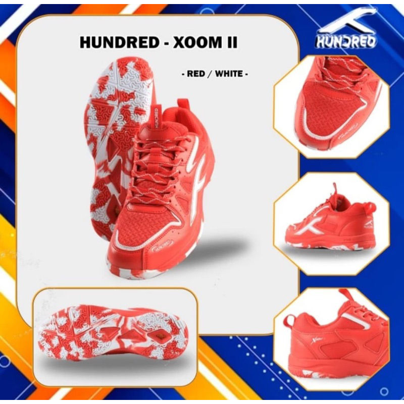 SEPATU BADMINTON HUNDRED XOOM II