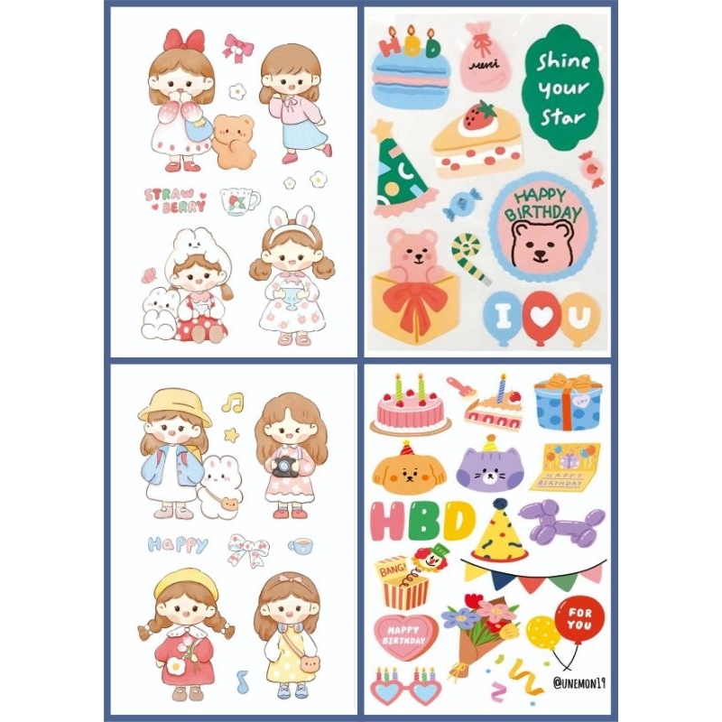 

STIKER KARAKTER LUCU KOREAN STYLE (bisa request)