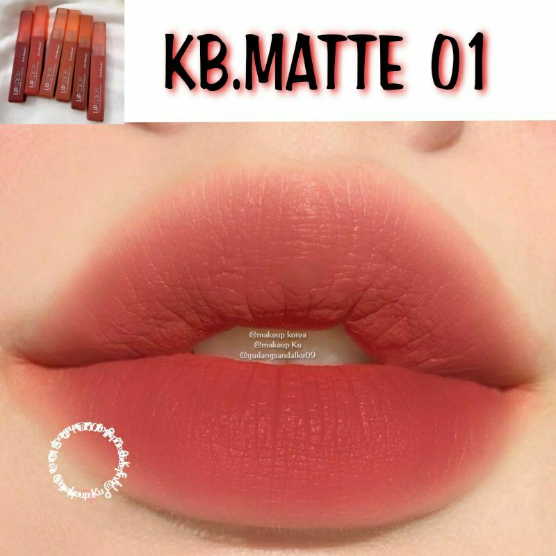 LIPSTIK WATERPROOF - LIPGLOS - LIPSTIK TAHAN LAMA DAN RINGAN - LML 1044-KB.MATTE 01