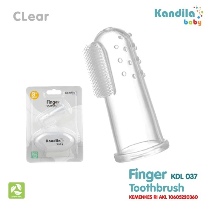 Kandila Baby Finger Tootbrush kdl 037-Sikat lidah silikon