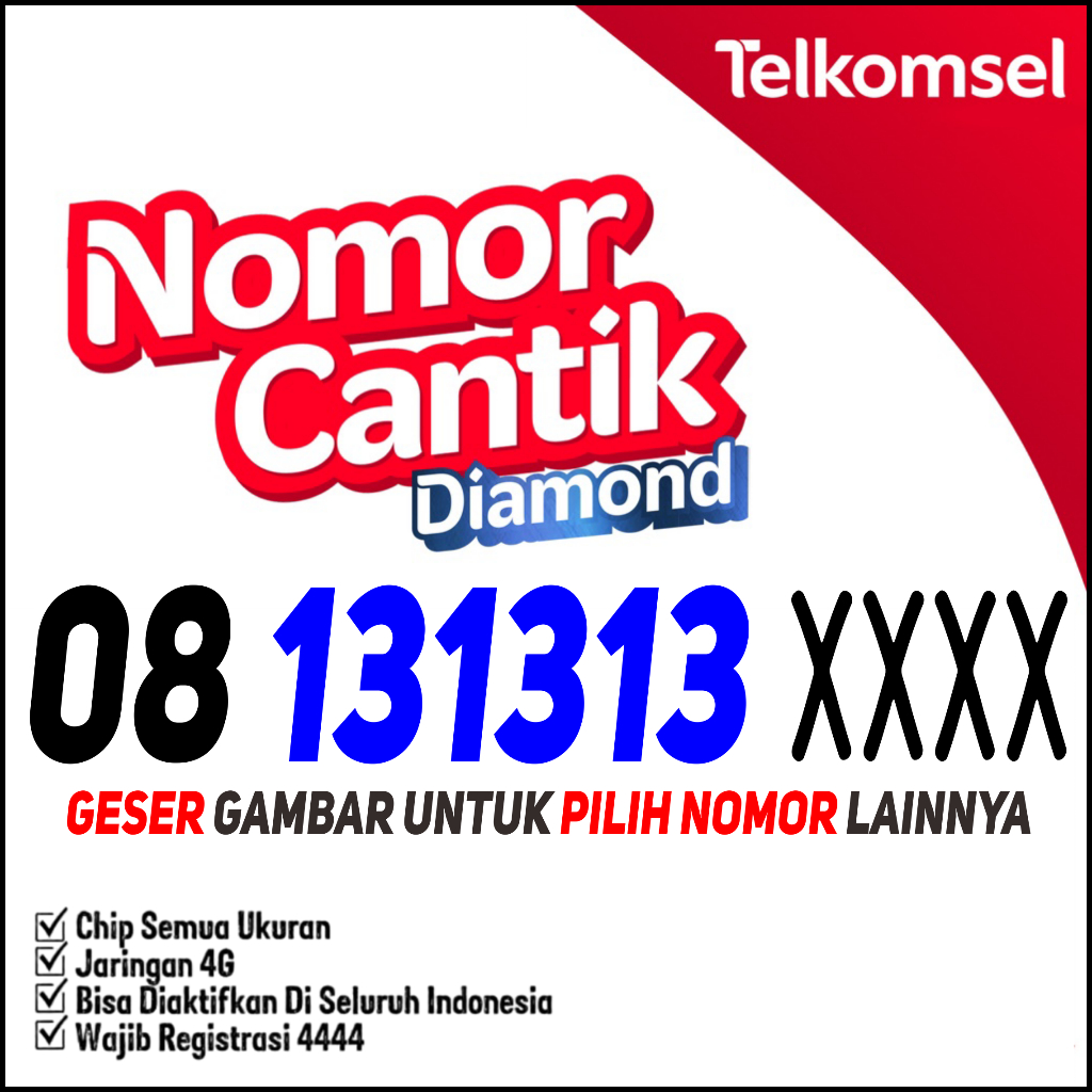 Nomor Cantik Simpati 4g LTE Kode 89.1 - Nomor Cantik Telkomsel 4g LTE - No Cantik Simpati Telkomsel 