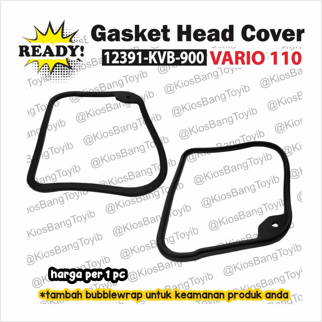 Karet Gasket Head Cover Honda VARIO 110 (12391-KVB)