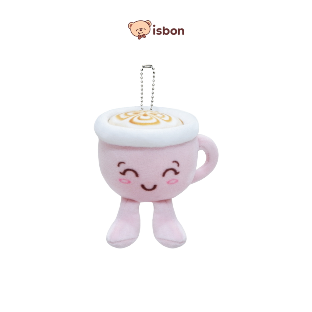 ISTANA BONEKA Coffee Cup Latteria dan Gantungan Kunci Cangkir Mini Lucu Lembut