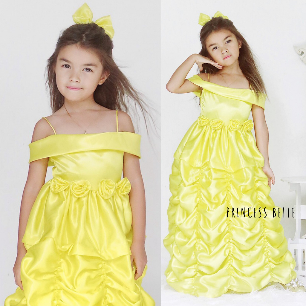 Princes Belle - Gaun Princes Anak dan Dewasa / Dress Cantik Anak / Dress Cosplay Princess / Dress Pe