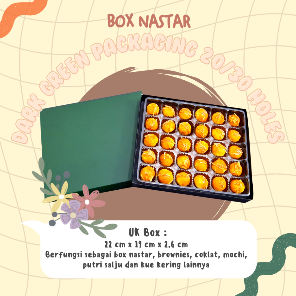 

(10 SET) BOX PACKAGING TEMPAT PENYIMPANAN MAKANAN KRAFT BOX DUS PACKAGING KOTAK KUE NASTAR GIFT BOX