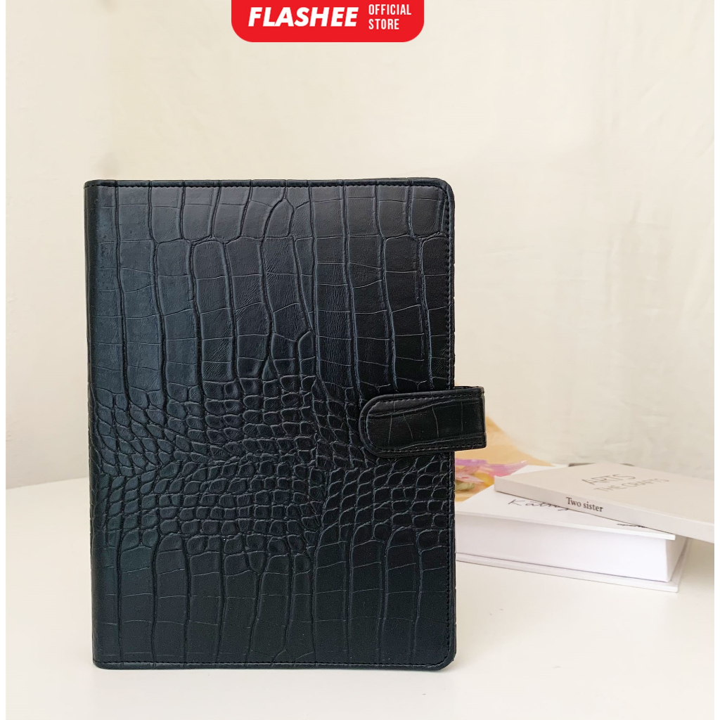 

Binder Polos A6 Eksklusif Croco A6 6 Ring Hitam Agenda A6 Croco 6 Ring Binder Organizer Berkualitas Termurah
