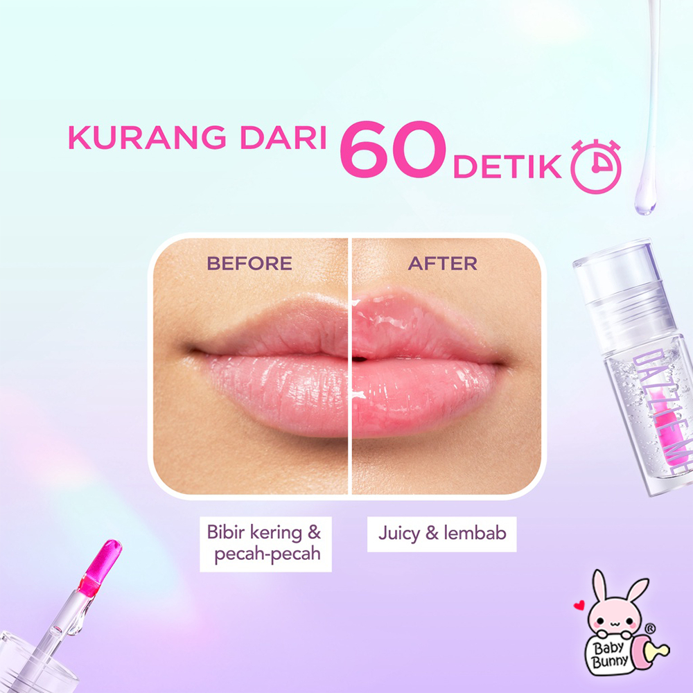 ❤ BELIA ❤ DAZZLE ME 24/7 Wonderfullip Serum | BPOM lip serum balm sleeping mask bibir moisturizing | Lip Serum | Pelembab Bibir | BPOM | BABY BUNNY