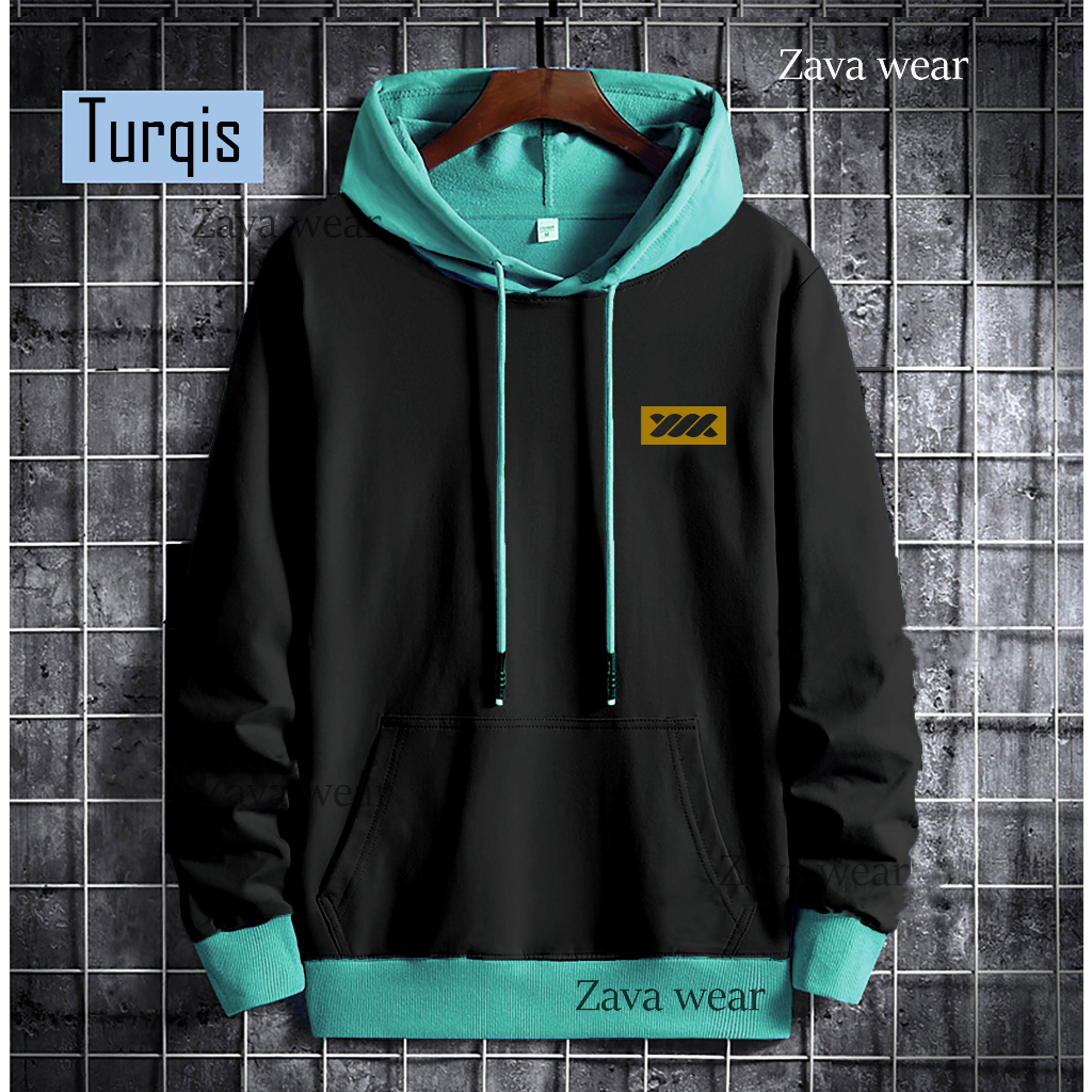 SWEATER HOODIE DISTRO Pria Wanita Premium Bahan Fleece TEBAL Zava wear