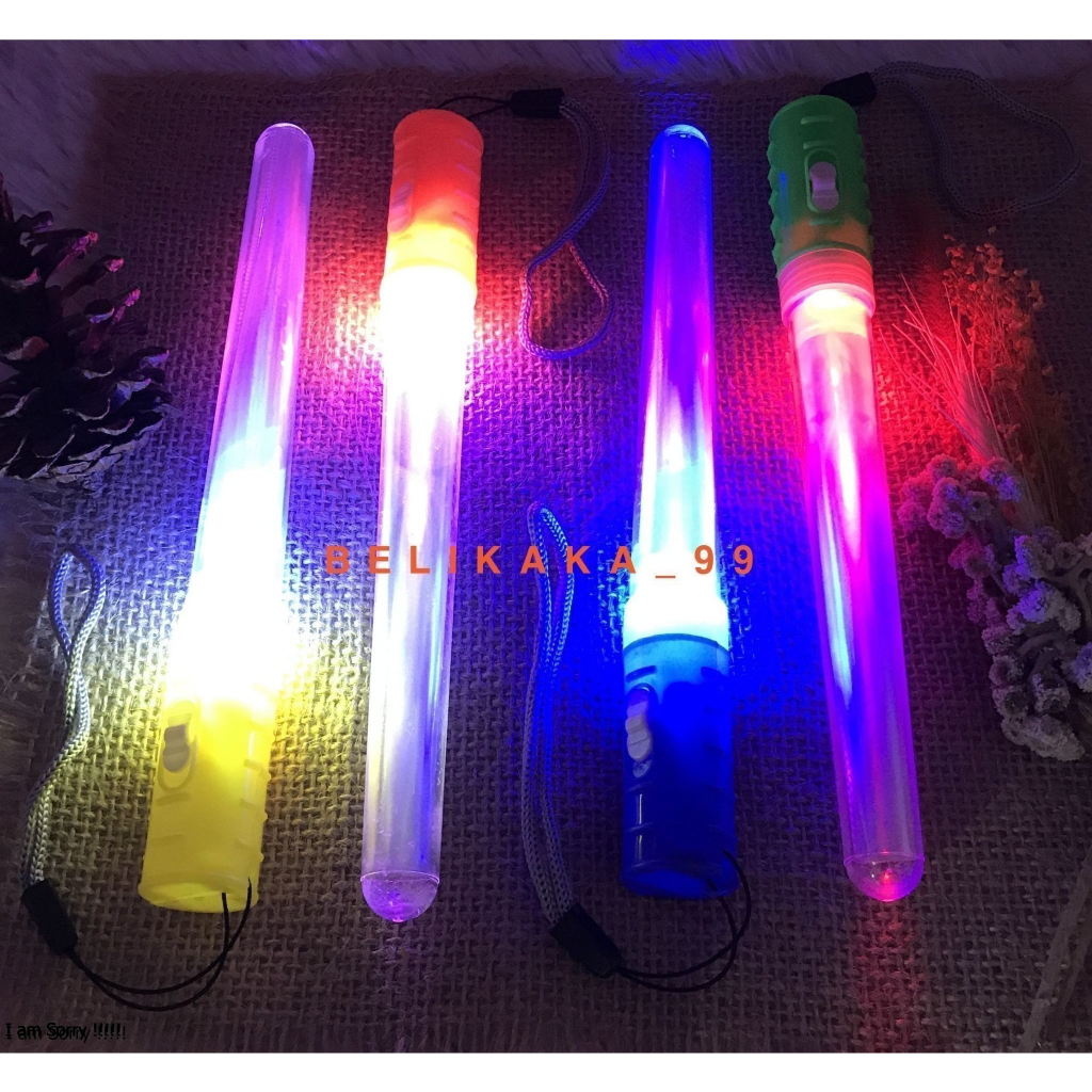 (12PCS) MAINAN ANAK TONGKAT NYALA VIRAL / LIGHT STICK LED / LIGHT STICK NYALA / STICK NYALA / TONGKAT NYALA / TONGKAT LED