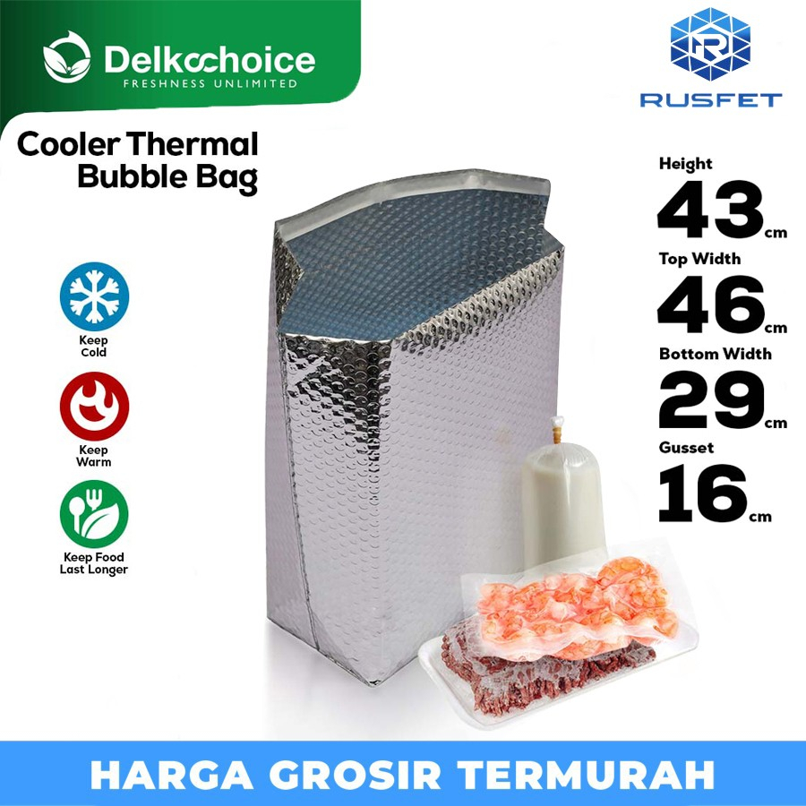 

Insulated pouch cooler thermal bubble bag tas cooler satuan