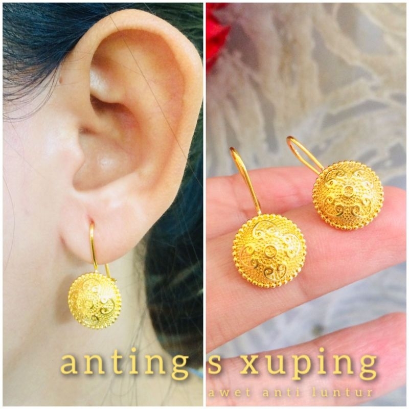 Anting xuping Bun S/anti luntur awet