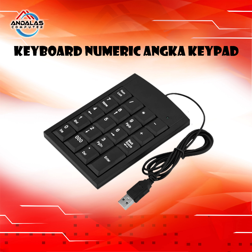KEYBOARD KEYPAD USB NUMERIC ANGKA