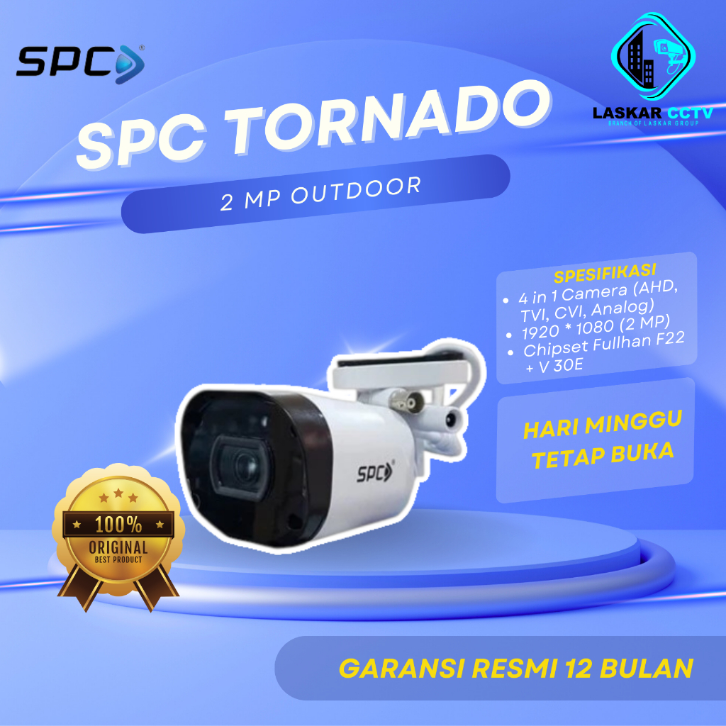 Kamera CCTV Outdoor SPC Tornado Series 2MP