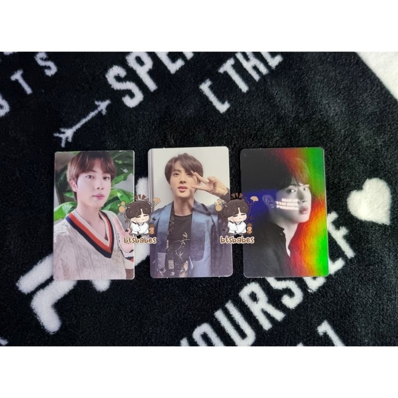pc memories of 2018 bluray memo br 18 jin / pc jin be LD luckydraw korea m2u / pc holo hologram mcb 