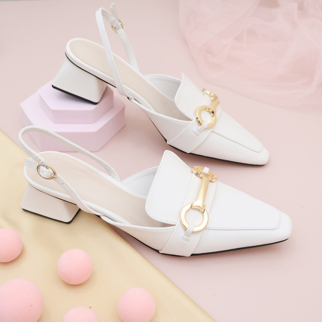 [ NEW ] Sepatu Wanita  C*K 489 - SNL Heels 4cm