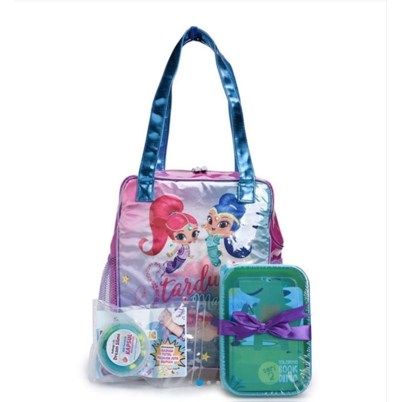 Gabag Kids Lunch Bag With Thermal Special Edition Shimer and Shine Stardust Magic / Cooler Bag Tas Bekal Anak