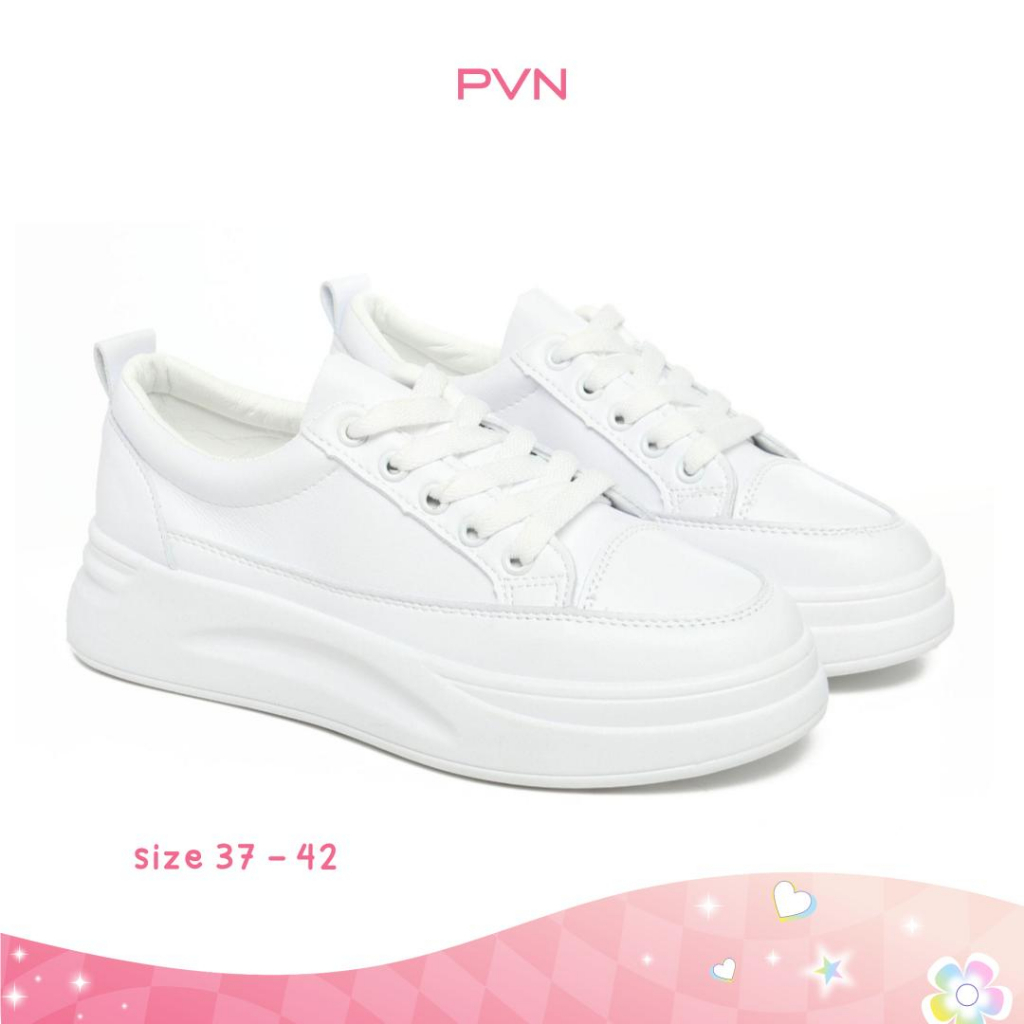 PVN Aelin Sepatu Sneakers Putih Sepatu Casual Wanita Shoes 785