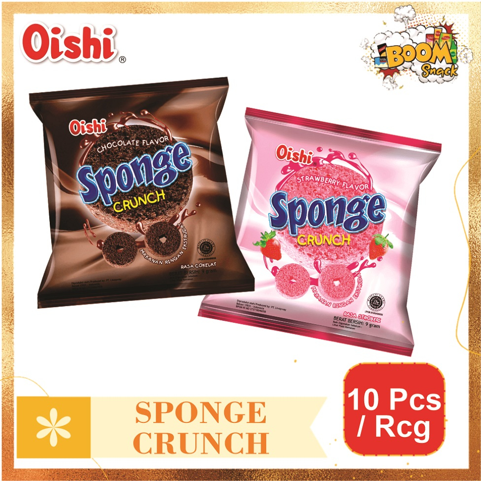 Oishi Sponge Crunch Isi 10pcs