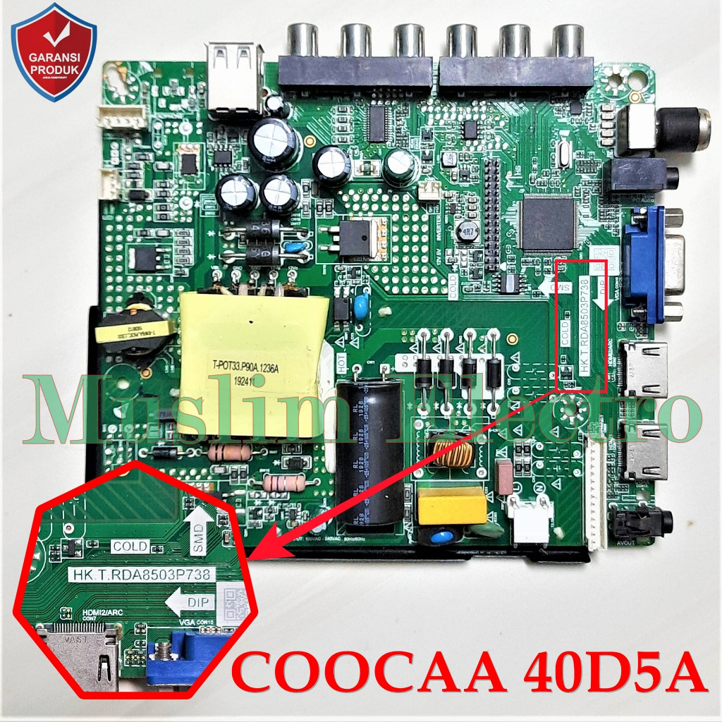 Mainboard LED TV Coocaa 40D5A 40D5