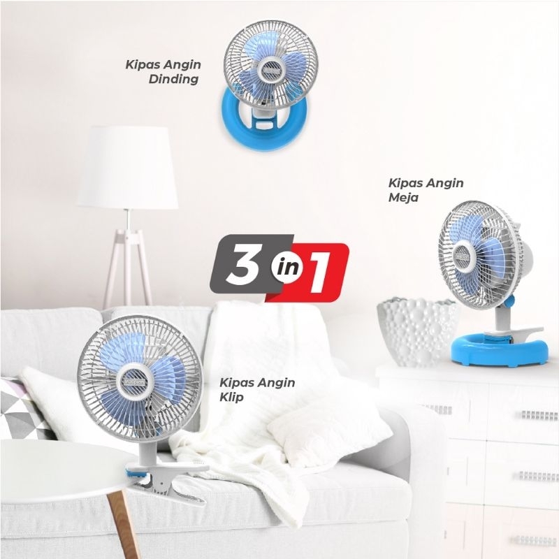 Promo Kipas Meja Maspion F-182 Desk Fan 7inch 3in1 / Promo Kipas Meja Maspion / Kipas Meja Maspion / Kipas Meja / Maspion / Kipas Angin Maspion / Kipas Angin