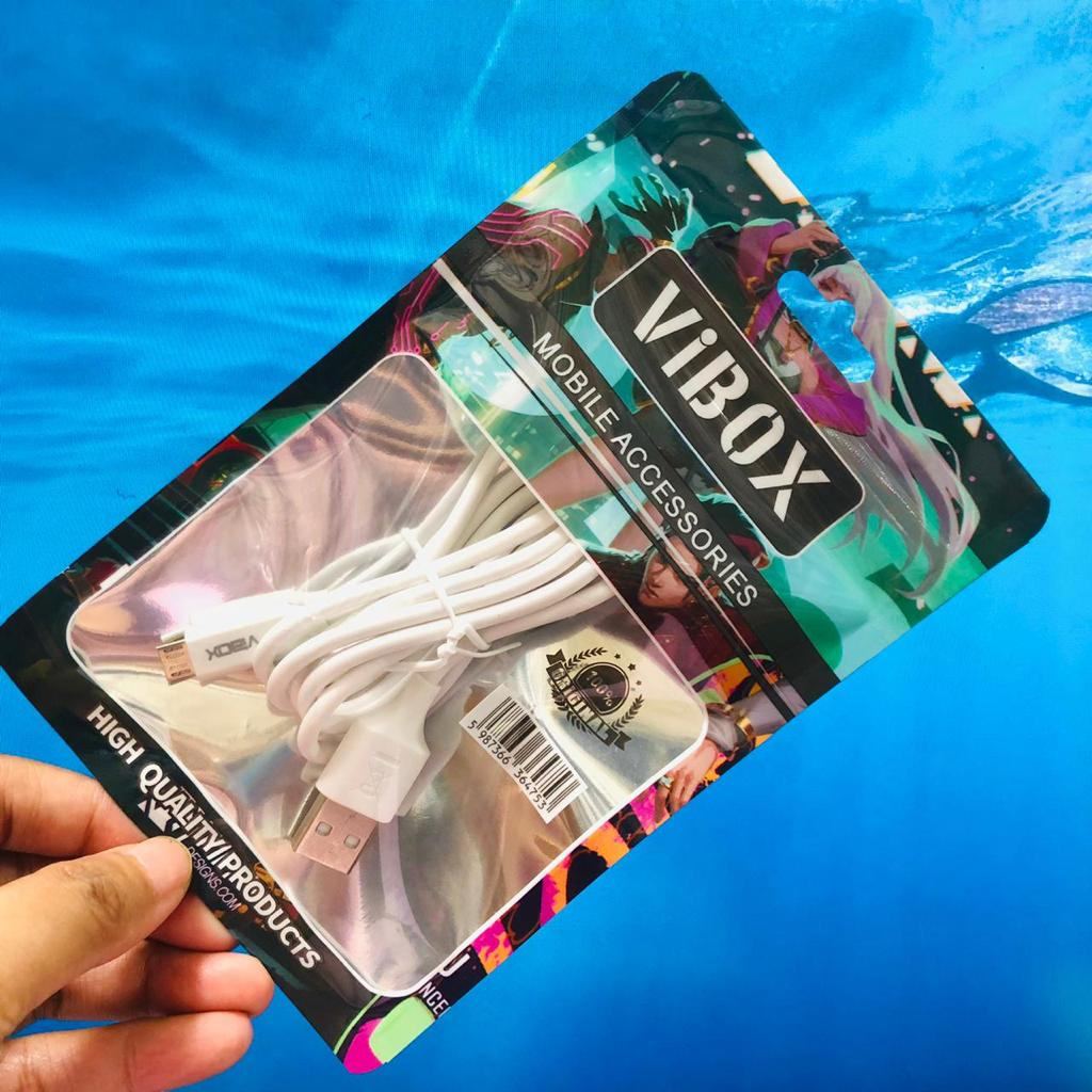 Kabel data Vibox micro Hot-12  100cm  33w 3A for infinix / universal android smartphone fast charging original PROMO SEN