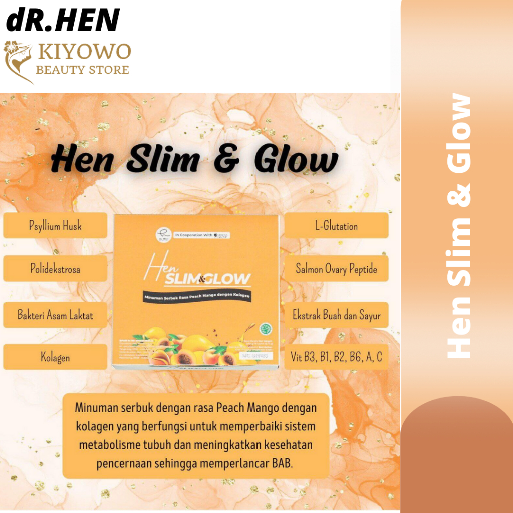 dR Hen Collagen Slim Glow Minuman Kolagen DNA Salmon Original by dR Richard Lee