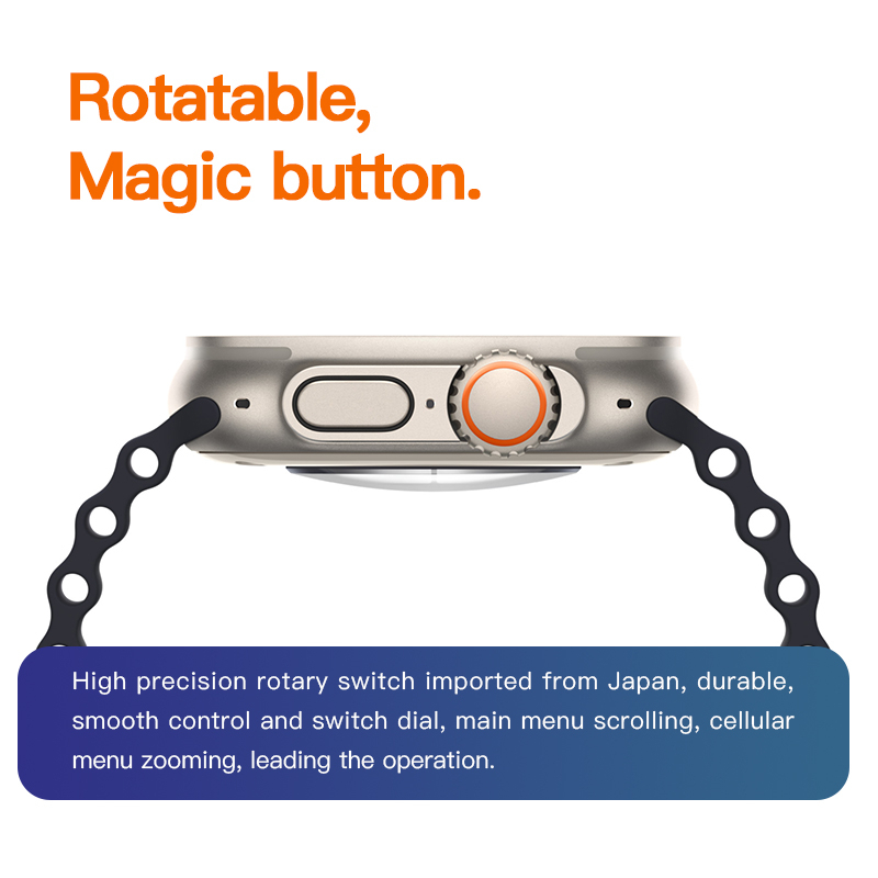 【COD】Viqoo T900 Ultra Smartwatch 1.99 Inch Series 8 Ultra Full Square Screen Smart Watch Mendukung Bluetooth HD Panggilan Jam Tangan - SW27