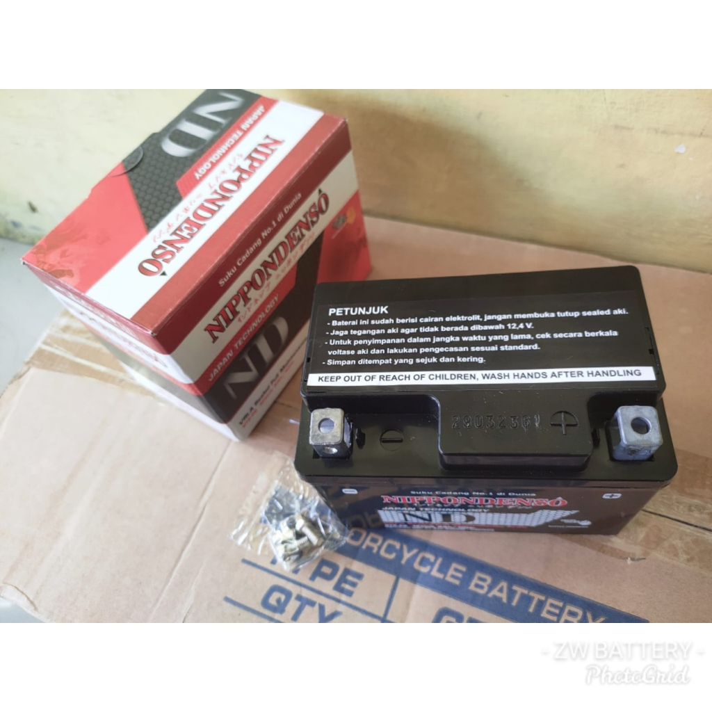 AKI MOTOR VIXION, JUPITER MX NEW, FREEGO, X-RIDE, XEON GTZ5S NIPPON GEL 5 AH