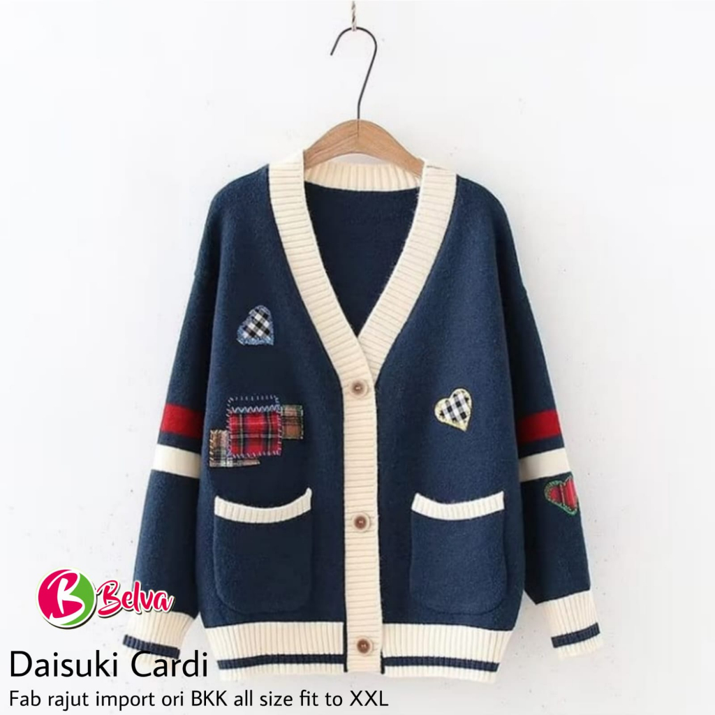 ATASAN RAJUT / 7.7 / NICOLA ELE AITO LOLO HAYATE DAISUKI NARITA / KEMEJA WANITA ALLSIZE / FIT TO XXL / BELV