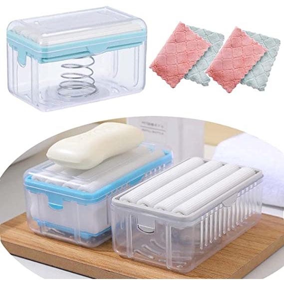 ⭐️ Jendela Kosmetik ⭐️ Wash Clothes Gadget Portable Soap Dish Box Hand / Tempat Sabun / Kotak Sabun