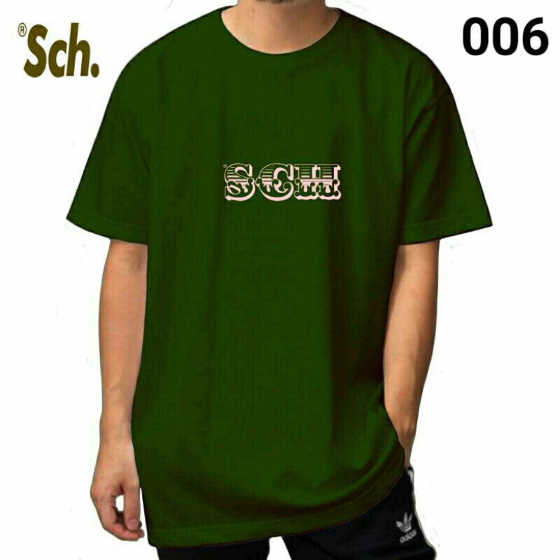 T-shirt Distro RSCH HIJAU ARMY