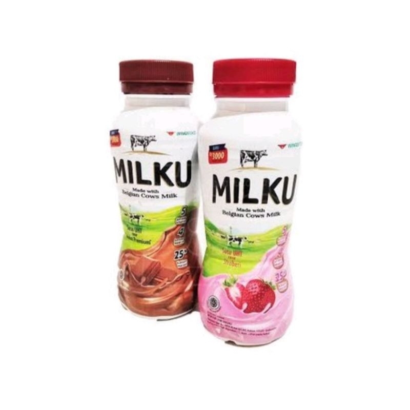 

MILKU SUSU COKLAT DAN STRAWBERRY 200ML