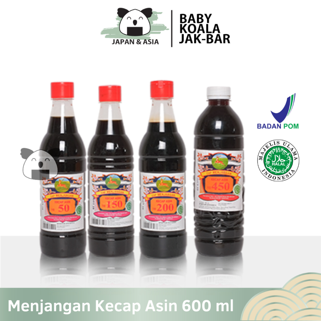 

MENJANGAN Kecap Asin No.50 & 150 Chinese Soy Sauce 600 ml Halal..