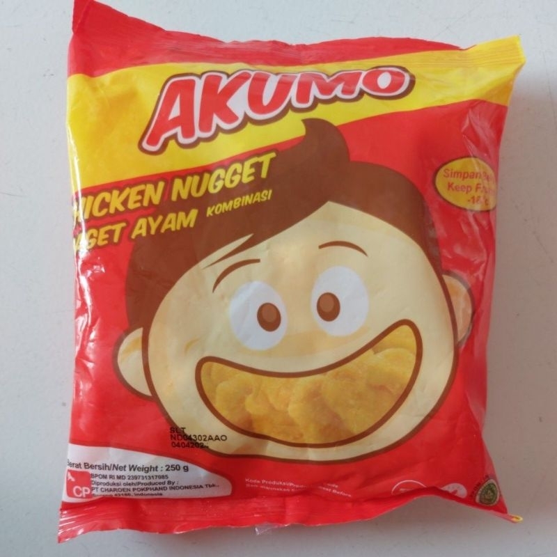 

Akumo Chicken Nugget 250gr