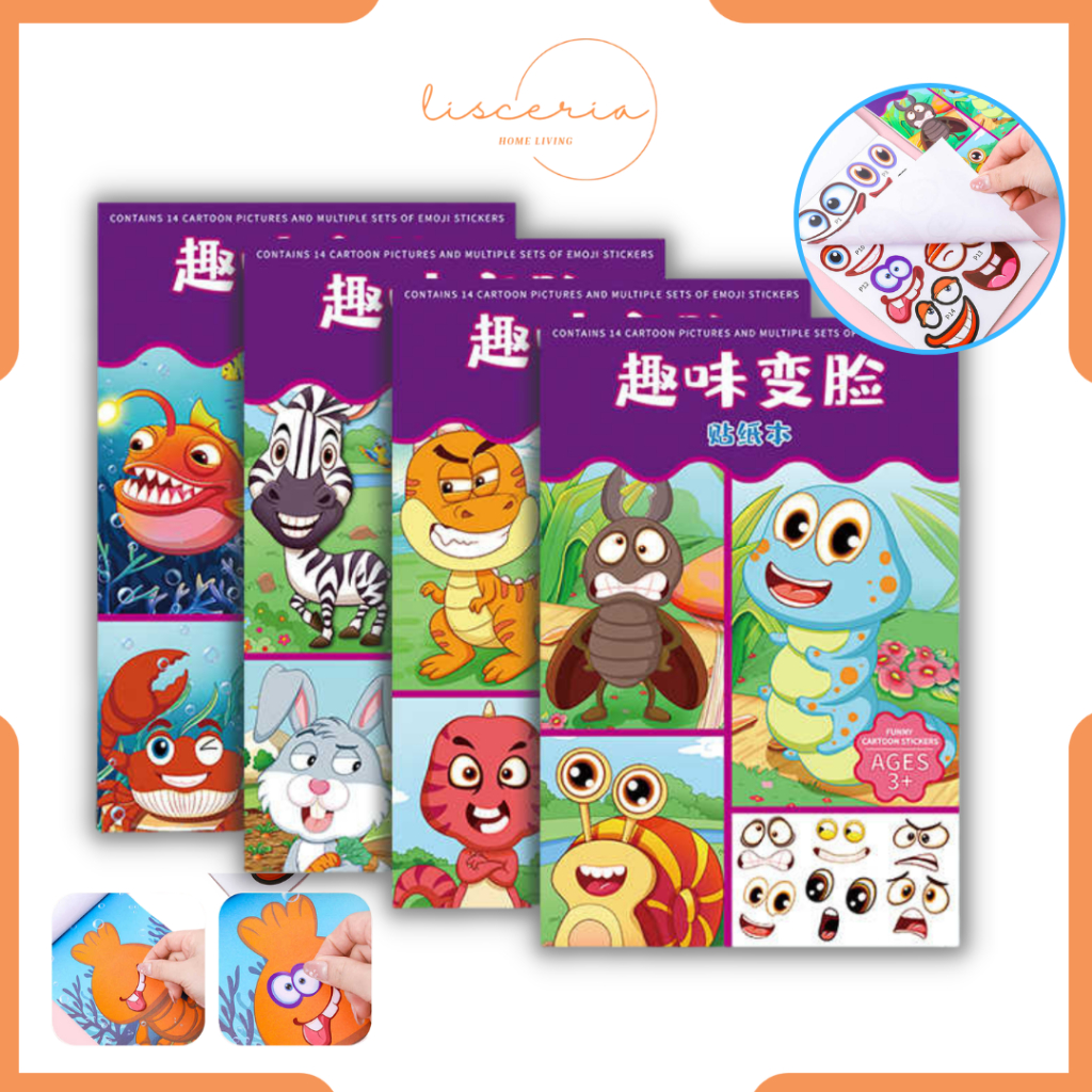 

[ LSC ] Buku Stiker Anak /Reusable Sticker/ Sticker Activity Book Stikerbook Mainan Edukasi Anak